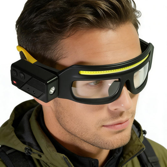 LED Rechargeable Headlight Glasses