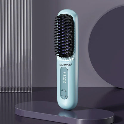 🏆 The Short Hair Specialist! The first smart styling comb designed specif  💖(Type-C charging design)