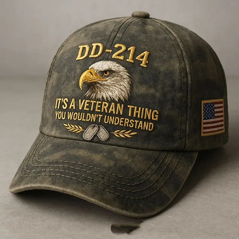 VETERAN EMBROIDERED CAP