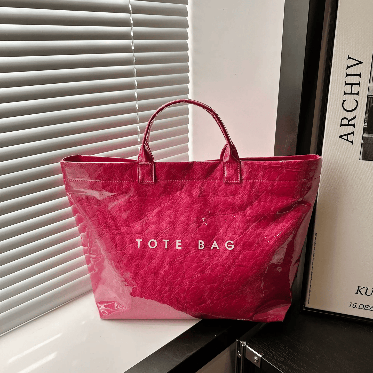 🎄25 Christmas Gift - Women's Letters Print Tote Bag⏰