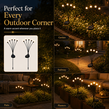 💖 Hot Sale 49%OFF✨ Solar Firefly Garden Stake Lights