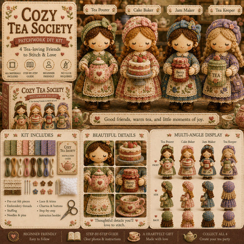 🎁Last Day:49% OFF🧵 Tiny Worlds Patchwork Mini Craft Kit Series