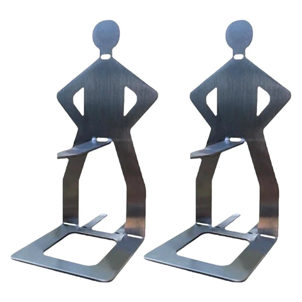 🍖🍖Outdoor prankster Stainless Steel BBQ Sausage Holder