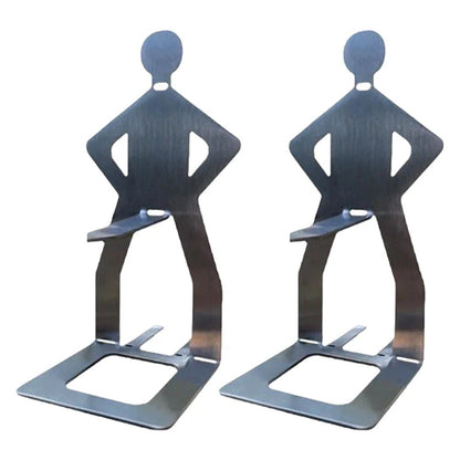 🍖🍖Outdoor prankster Stainless Steel BBQ Sausage Holder