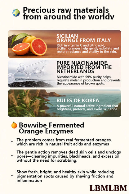 ✨Orange Enzyme Exfoliating Gel Goodbye Dark Spots & Roughness