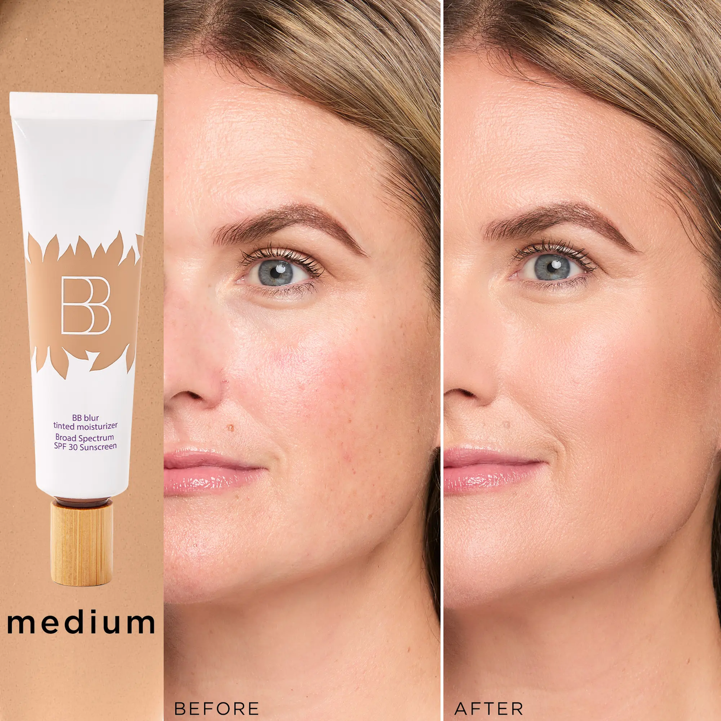 BB Blur Tinted Moisturizer SPF30 Instant Filter Skin – Brighten, Hydrate & Smooth 🎁 Free Mushroom Makeup Brush Included