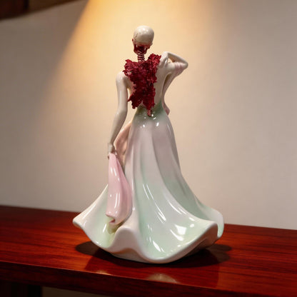 🏺✨Broken Ladies Ceramic Art Figure – Handcrafted Mixed Media Sculpture