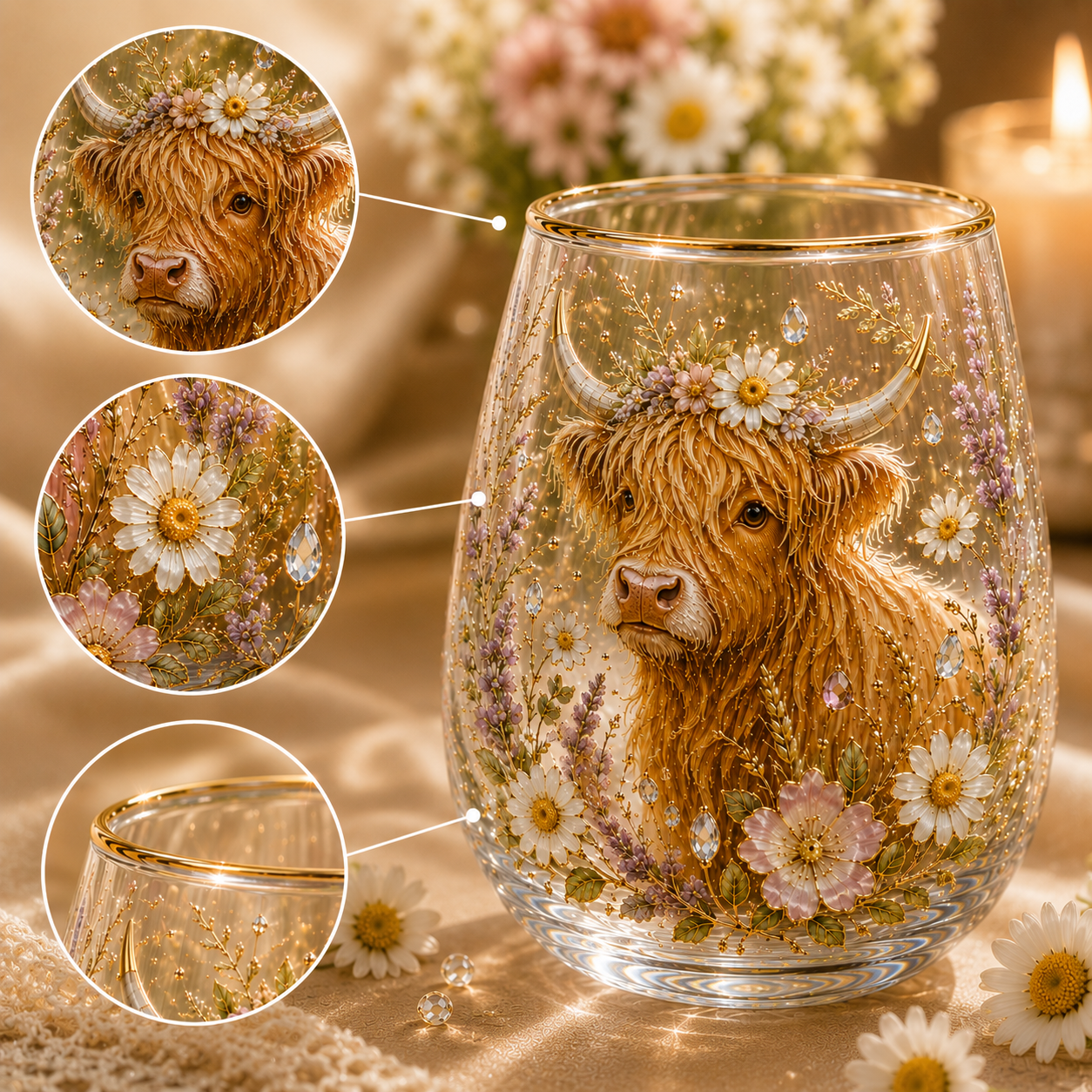 🌤️Sweetness, Hope & Joy 🐝 2026 Limited Edition Honey Bee Garden Glass Tea Cup