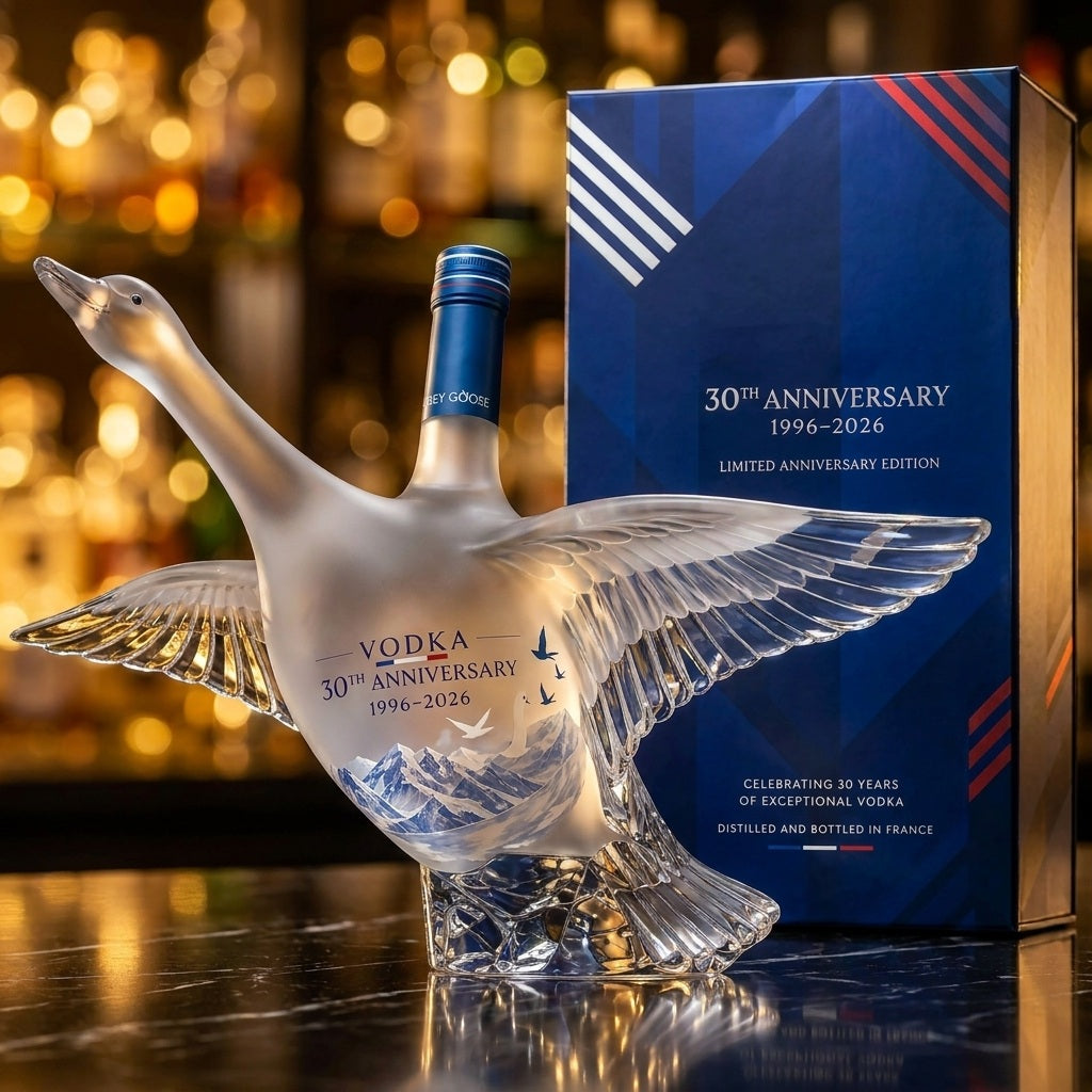 🎁 Father’s Day 49% OFF - 30th Anniversary Limited Edition Vodka Bottle🦢🍾 -Finds