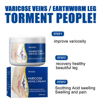 Leg Relief Varicose Veins Cream 50g – Soothing Lotion for Pain, Swelling & Circulation