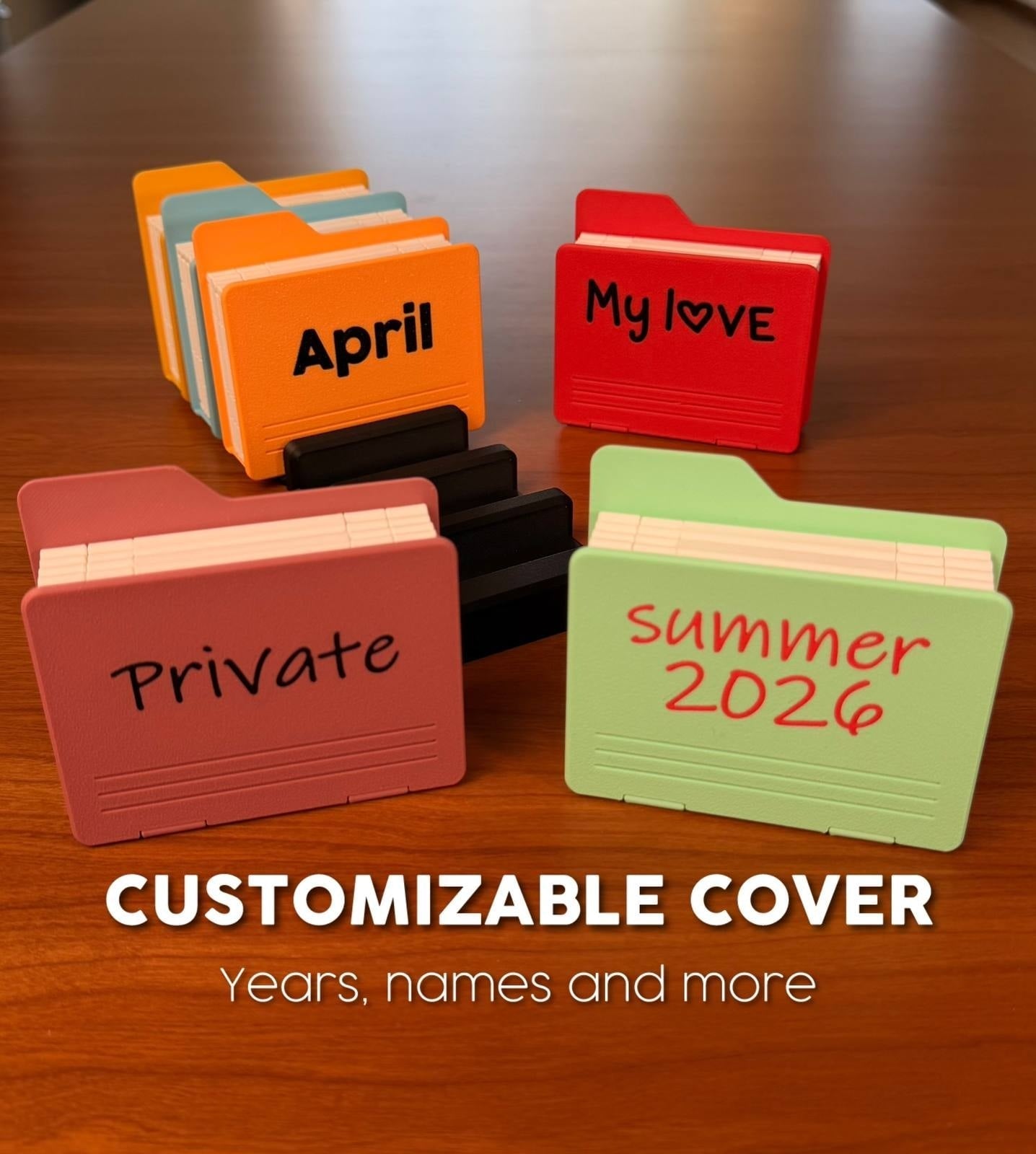 Instax Mini OS Folder Photo Holder – Retro-Tech Memory Directory