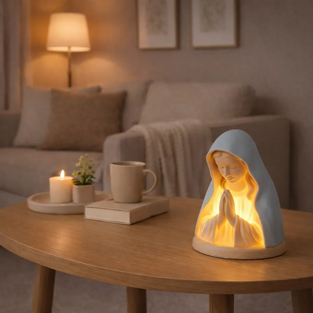 Virgin Mary Prayer Night Light