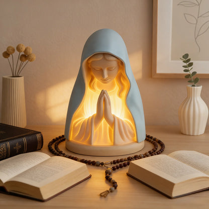 Virgin Mary Prayer Night Light