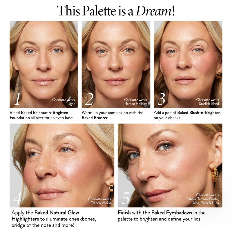 🔥Baked Starter Kit - Tuscan Dreams includes Baked Multicolor Eyeshadow Palette