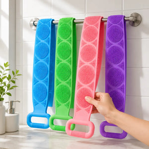 💦Summer Limited-Time 50% OFF 🛁Double-Sided Silicone Back Scrubber-Easily exfoliate dead skin