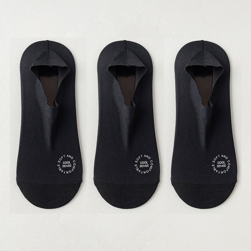 🔥 6-Pair Invisible Grip Socks Pack 🧦 – Breathable Low-Cut Anti-Slip Sweat-Absorbing Design