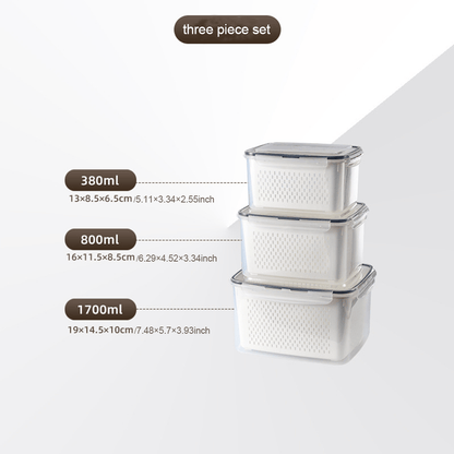 🍓🥬Food Storage Containers- Transform Your Messy Fridge into an Organized Oasis! 🧊✨
