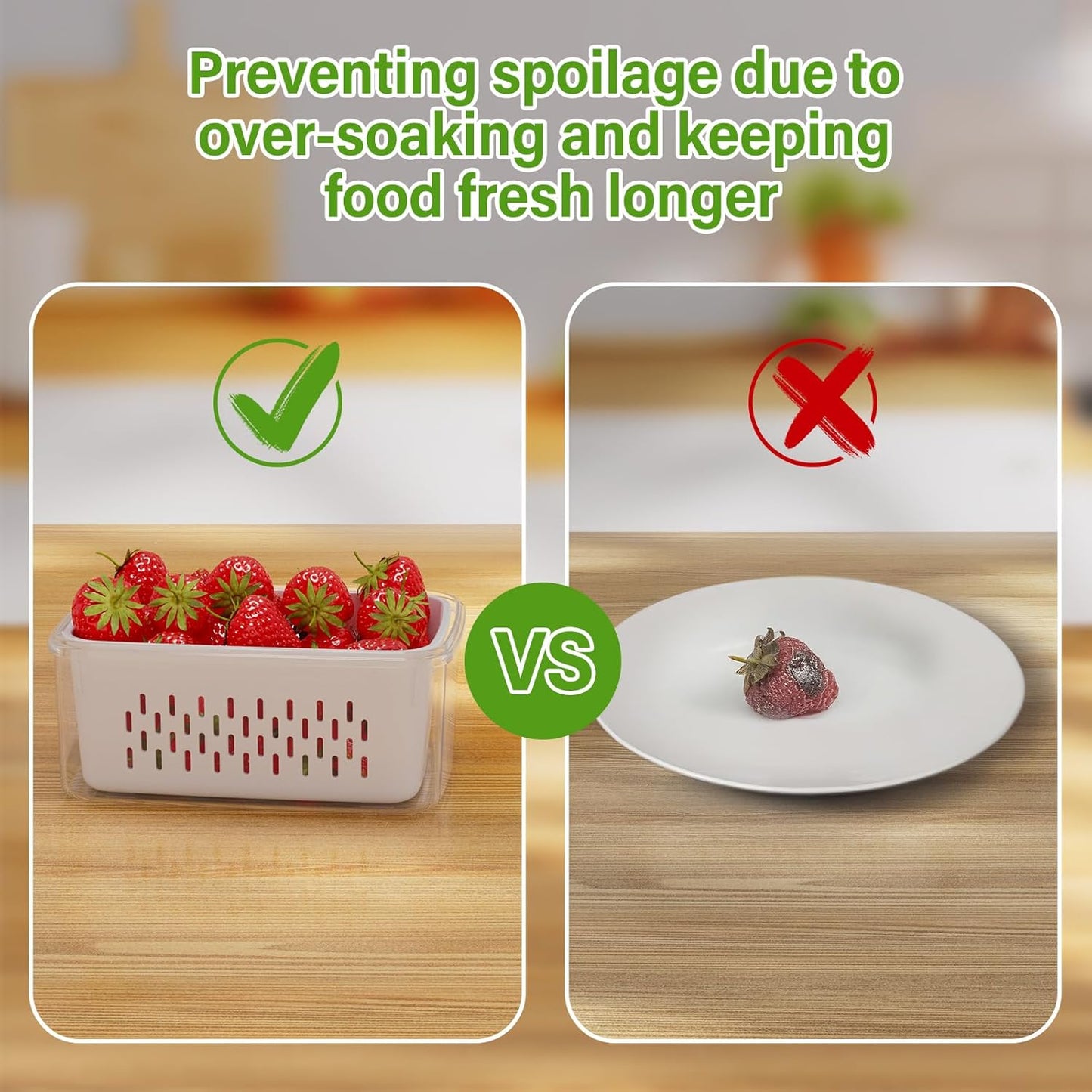 🍓🥬Food Storage Containers- Transform Your Messy Fridge into an Organized Oasis! 🧊✨