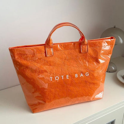 🎄25 Christmas Gift - Women's Letters Print Tote Bag⏰
