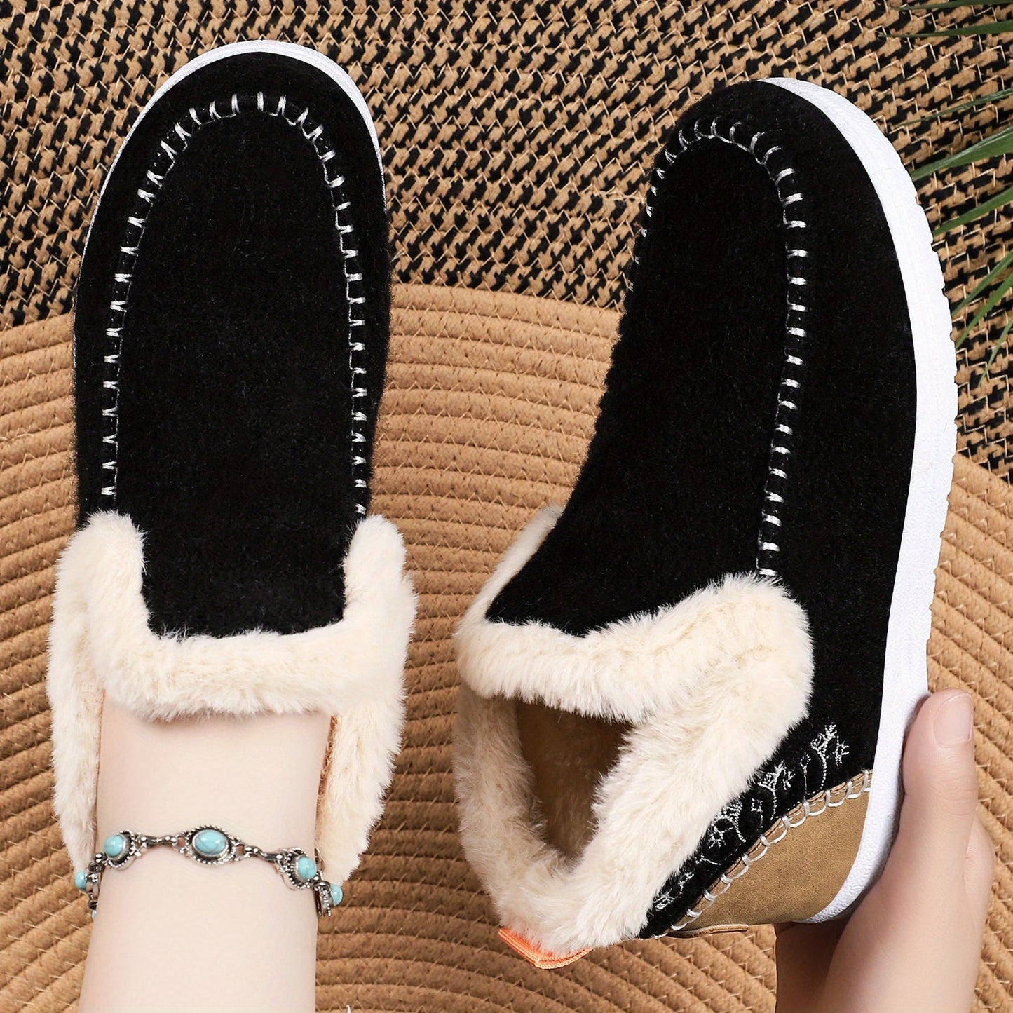 🔥Letzter Tag: 49 % Rabatt🔥 – Kickly Orthopädische Fleece-Slipper