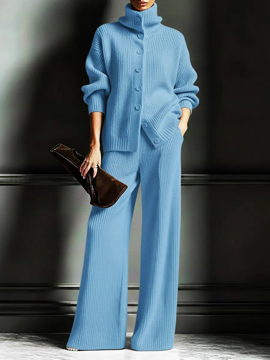 🔥Hot Sale🔥Women's Cozy Cardigan Sweater and Pants Two-Piece Set