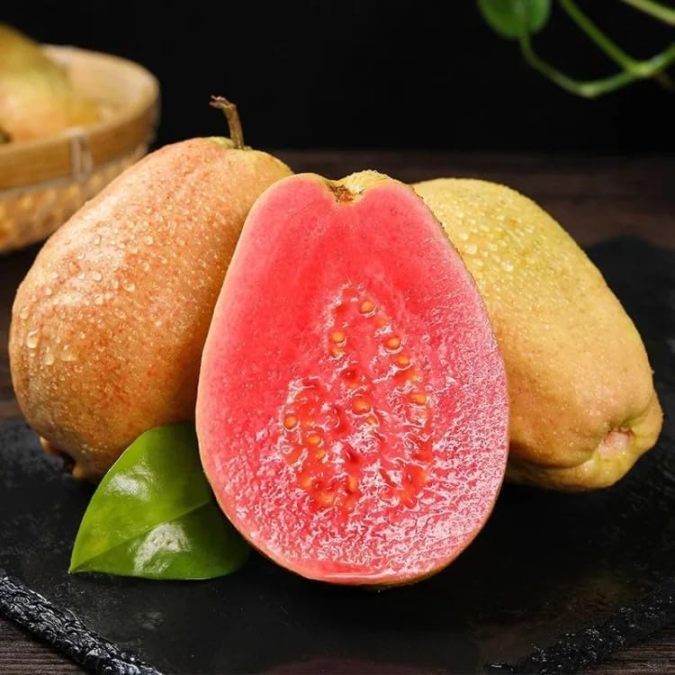 🔥Limited Time Discount🎁Tropical Strawberry Guava Organic Pink Guava Seeds