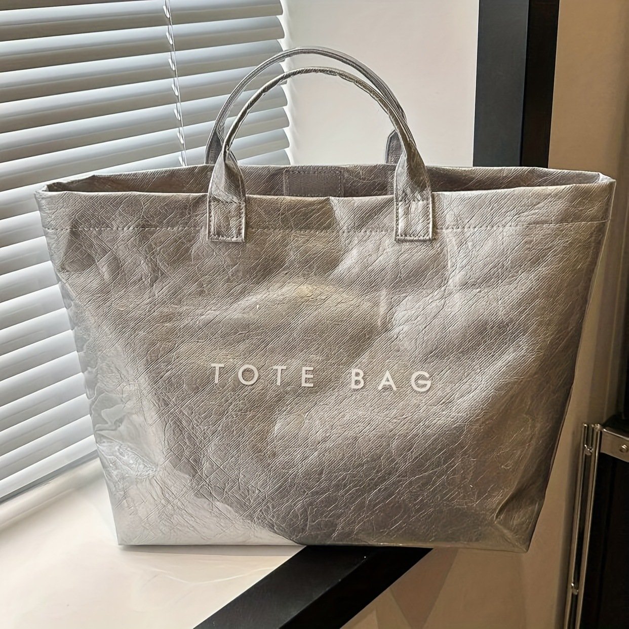 🎄25 Christmas Gift - Women's Letters Print Tote Bag⏰