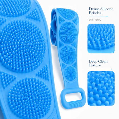 💦Summer Limited-Time 50% OFF 🛁Double-Sided Silicone Back Scrubber-Easily exfoliate dead skin