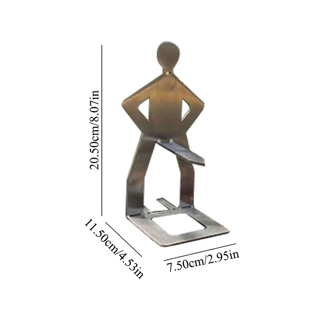 🍖🍖Outdoor prankster Stainless Steel BBQ Sausage Holder