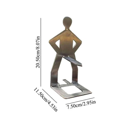 🍖🍖Outdoor prankster Stainless Steel BBQ Sausage Holder