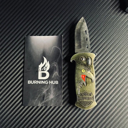 🔥 Outdoor Use 3-in-1 Lighter — Windproof • Knife • Bottle Opener