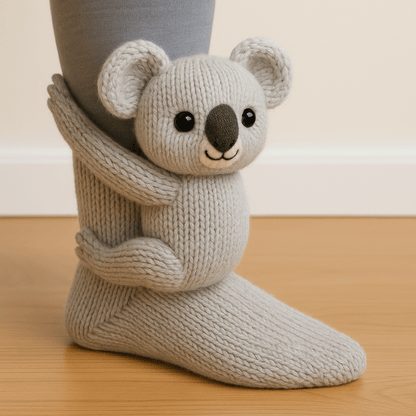 🔥LAST DAY 49% OFF - 🦥Cozy 3D Knit Animal Socks🧦