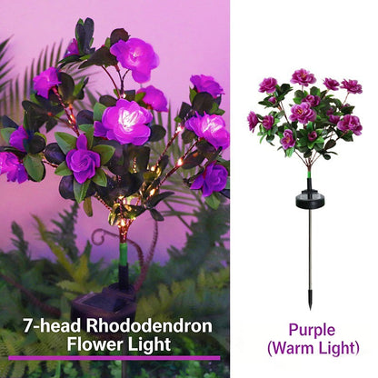 🌸✨Memorial Garden Bloom Lights – Featuring Ultra-Realistic Artificial Petals, Solar-Powered & Weatherproof🏡🌪️