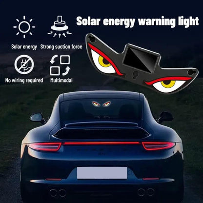 💥💥LAST DAY 70% OFF-🚗LaozikTM Car Rear Window Dynamic LED Display – Vampire Devil Eye Emoji Panel, Auto Decorative Light