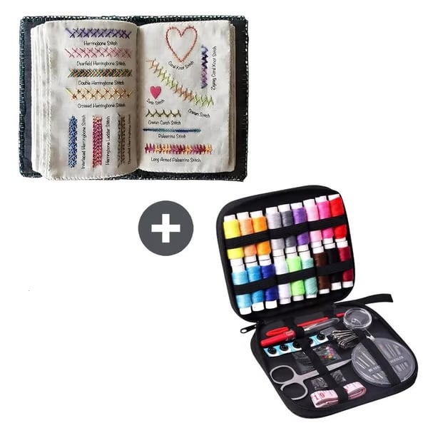 🔥Includes 18 Colored Threads Set (86PCS) (🎨For All Pages)