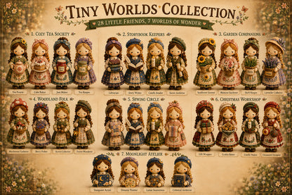 🎁Last Day:49% OFF🧵 Tiny Worlds Patchwork Mini Craft Kit Series