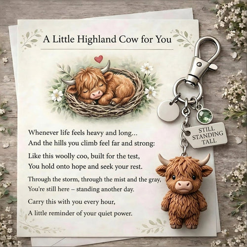 🐮A Little Highland Cow For You Keychain