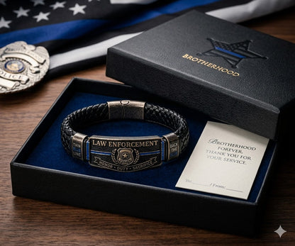 Police Tribute Price Drop -Law Enforcement Brotherhood Bracelet