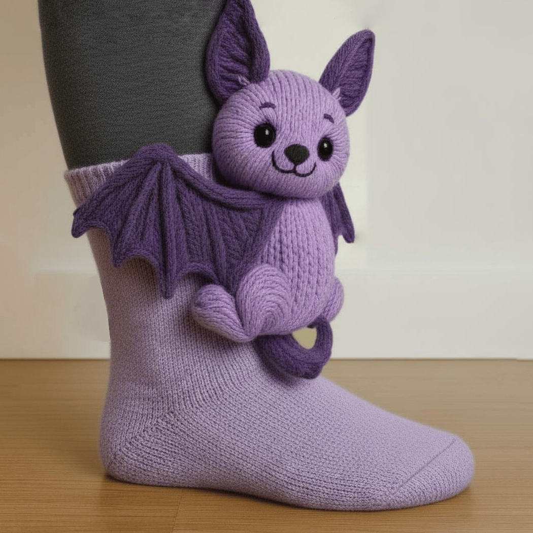 🔥LAST DAY 49% OFF - 🦥Cozy 3D Knit Animal Socks🧦