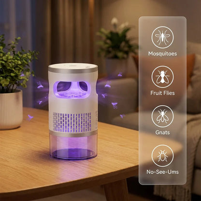🦟Indoor Flying Insect Trap 🏡Quiet UV Mosquito & Gnat Catcher-