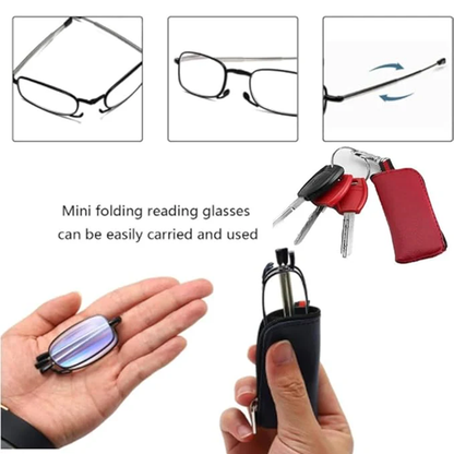 🌎Ends Today: 60% OFF!🔥👓Pocket Foldable Glasses – Blue Light & Magnifying Eyewear
